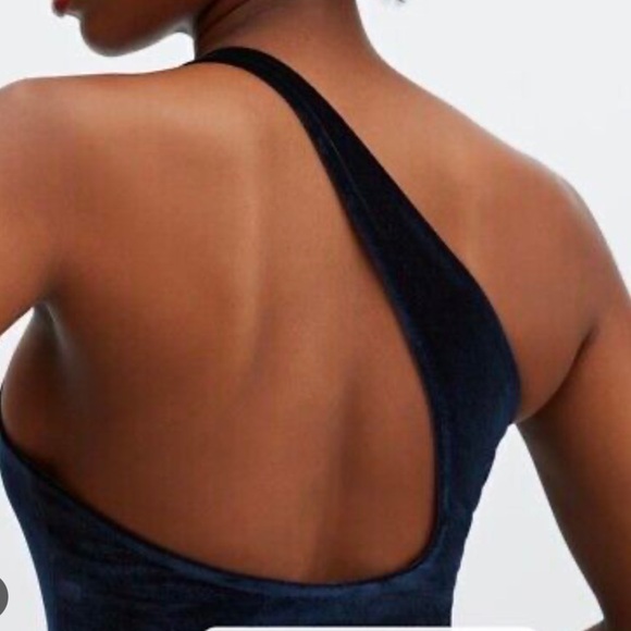 Fabletics One shoulder navy bodysuit - Picture 6 of 7